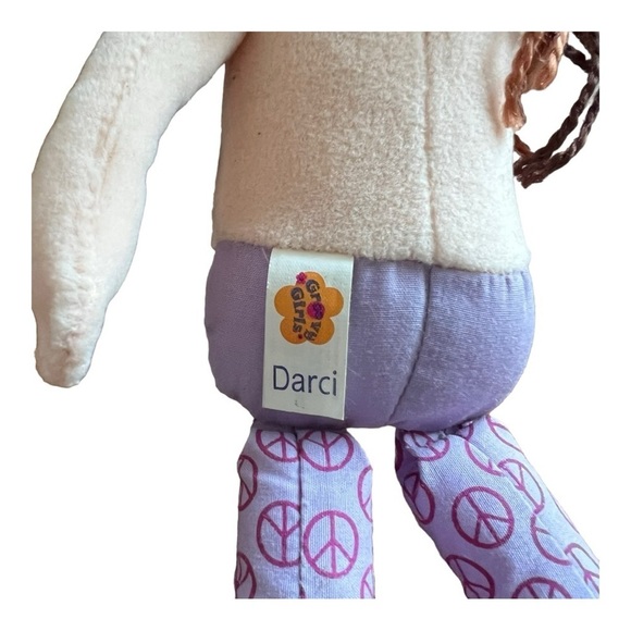 Groovy Girls Darci Stuffed Plush Doll Thick Hair Long Legs Adorable Kids Toy 13” - Picture 4 of 6